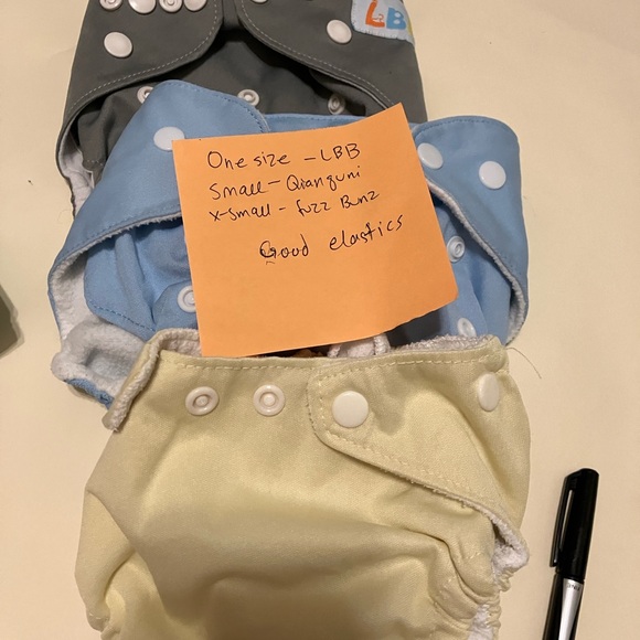 Newborn Mixed Cloth Diaper Bundle - Picture 9 of 12